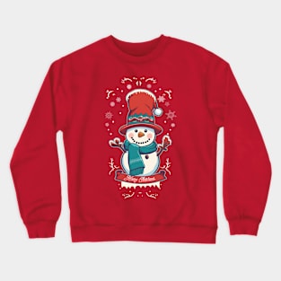 Vintage Snowman Crewneck Sweatshirt